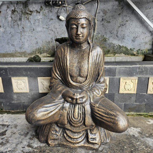Large antique gold - large, buddha