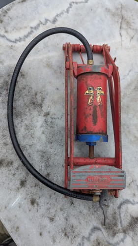 Vintage halfords foot pump - vintage,