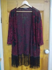 PRIMARK EMBOSSED TASSELED OPEN