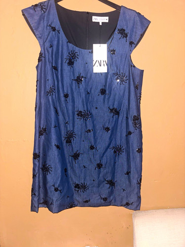 Zara blue denim - blue, shift