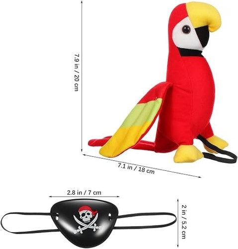 Pirate parrot shoulder prop - parrot,