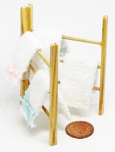 Dolls house wooden clothes - dolls,