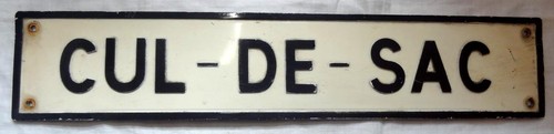 Vintage street sign aluminum - street,