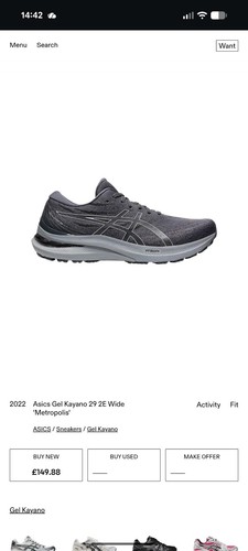 Asics men gel kayano grey - men's,