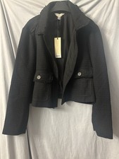 Love And Roses Black Short Coat 16