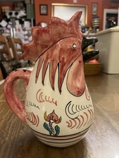 Chicken Rooster Jug Vase. 24cm