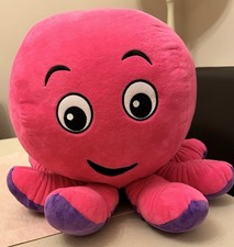Octopus Energy original large 12" constantine plush soft toy, pink & purple