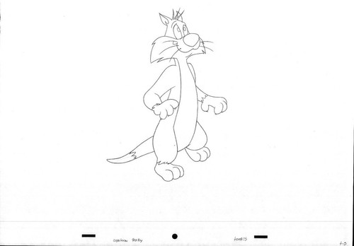 Warner bros animation art - bros,