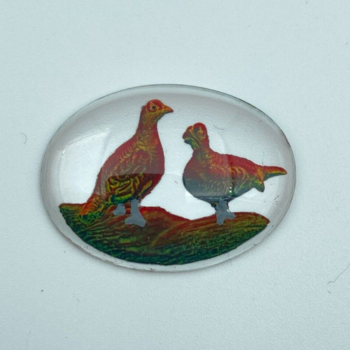 Reverse painted intaglio - , of