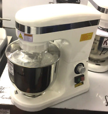 Buffalo White 7Ltr Counter Planetary Mixer Whisk Dough Hook 270W Motor Variable