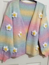 Floral Rainbow Knitted