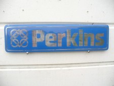 perkins diesel grill badge,perkins diesel sign new old stock world shipping