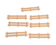 Playmobil Horse Pony Fencing x7 Light Brown Fence Panels Spares Accessories