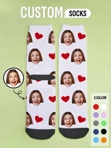 Custom face socks personalised - face,