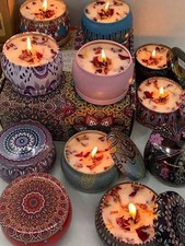 Floral Scented Soy Wax Candles
