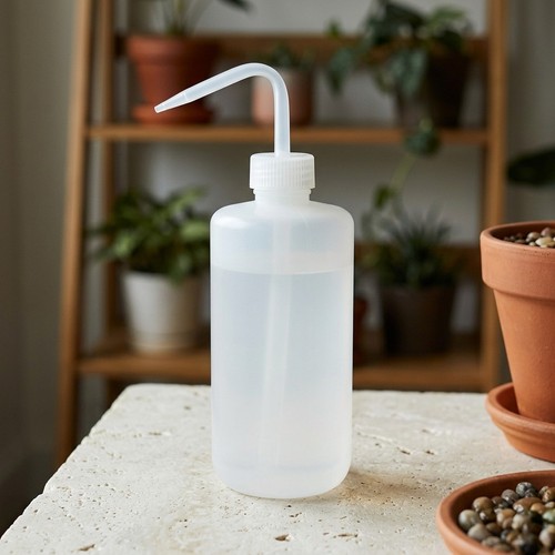Plastic squeeze wash bottle - wash,