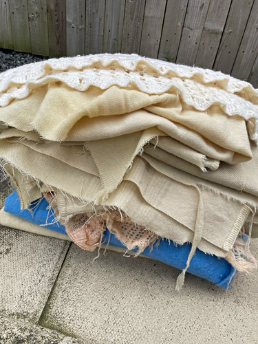 Wool fabric offcuts remnants - offcuts,