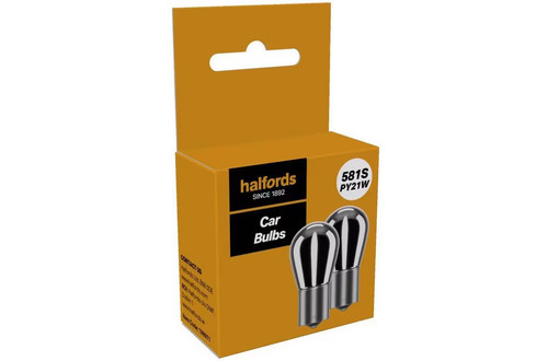 Halfords 581s py21w silver - py21w,