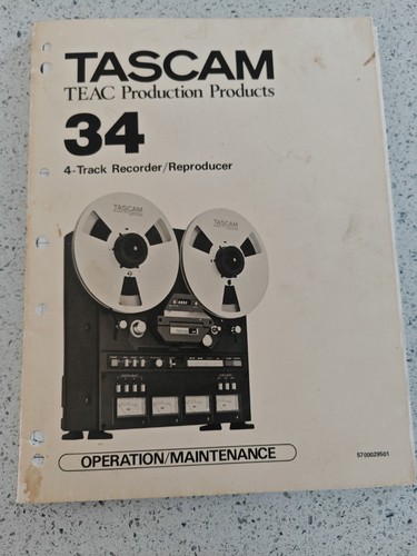 Tascam teac reel - tascam, 34