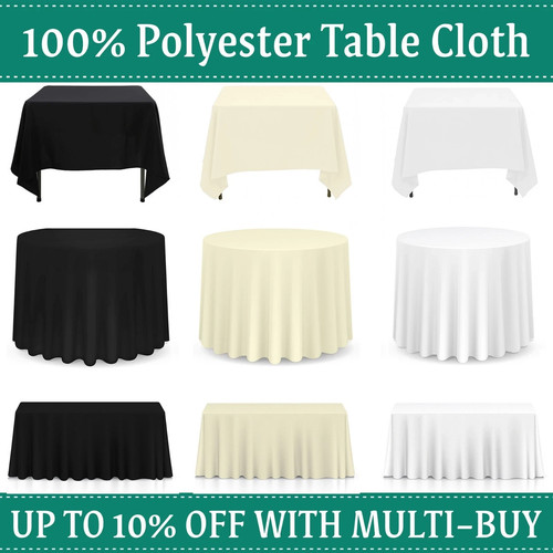 100 polyester table cover - 100%,