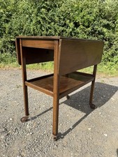 vintage wooden tea trolley