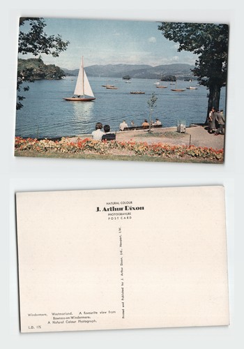 Vintage postcard windermere - postcard,