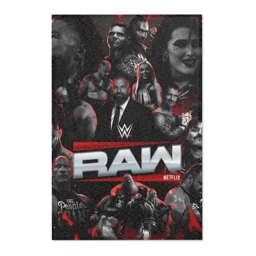Wwe raw rug - 24”, |