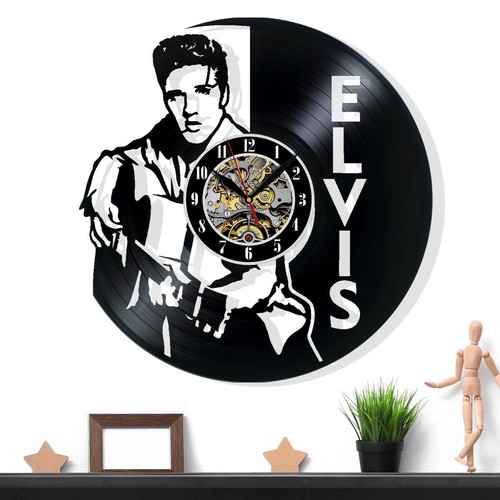 Elvis vinyl record wall clock - elvis,