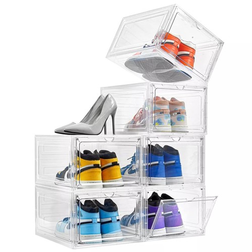 Drop front plastic shoe - plastic,