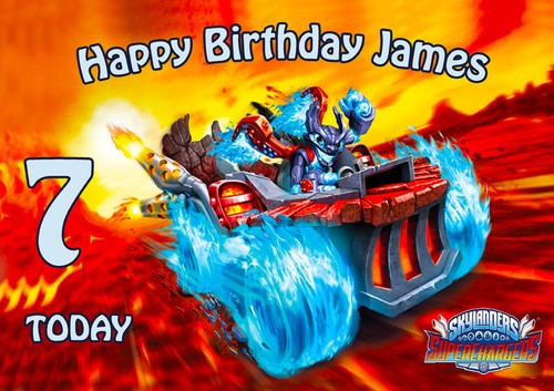Skylanders superchargers cake - superchargers,