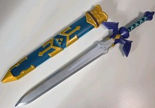 Nintendo Legend Of Zelda Sword Weapon With Sheath Holster Master 66cm Large Toy