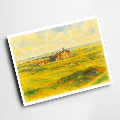 Print cruden bay hotel - print,