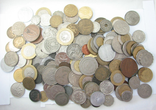 Collection world coins - of,