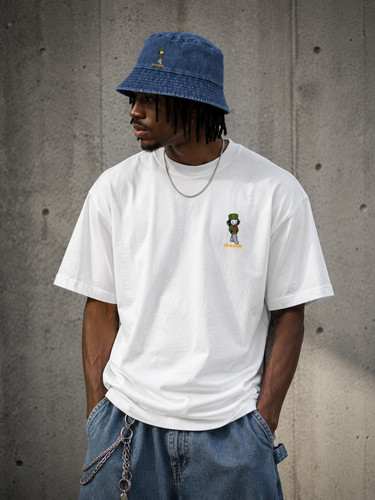 Dready walking man - dready, embroidered