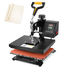 Heat Press 12" X 10" Professional Heat Transfer Digital Sublimation Machine 360 