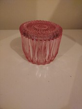 Harry Slatkin -  beautiful Pink Glass bowl With Lid