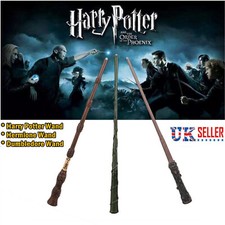 Harry Potter LED Magic Wand Hermione Dumbledore Wands Cosplay Toy Gifts w/ Boxed
