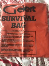 GELERT SINGLE SURVIVAL BAG - IDEAL FOR HIKING/SCOUTING/EXPEDITIONS. BNIB