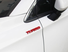 Super Cool 3D Metal Red Turbo