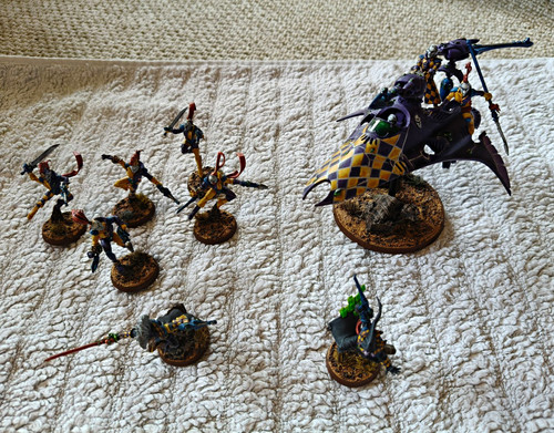 Harlequins 40k painted - harlequins,