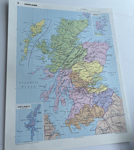 1981 map scotland 9 old - scotland,