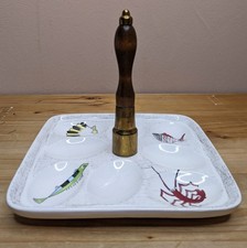 50s Vintage Egg Holder Ceramic