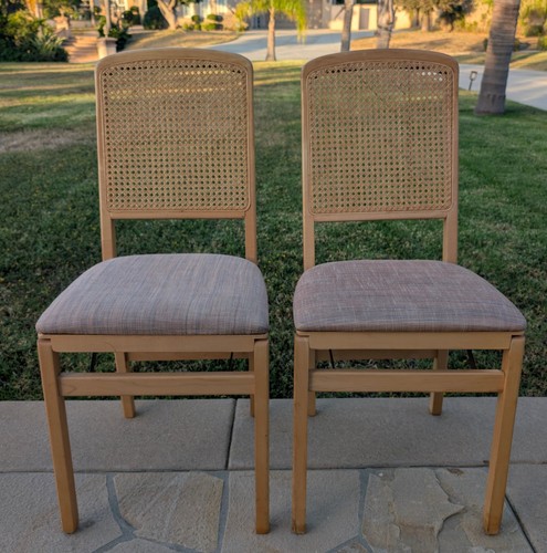 Pair vintage stakmore wood - pair,