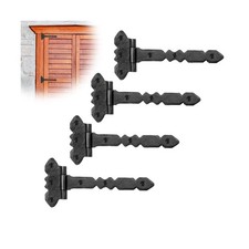 4 Pack 9" Black Wrought Iron