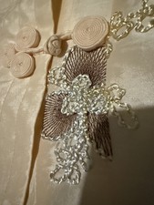 Stunning vintage silk jacket, hand embroidered, size 10