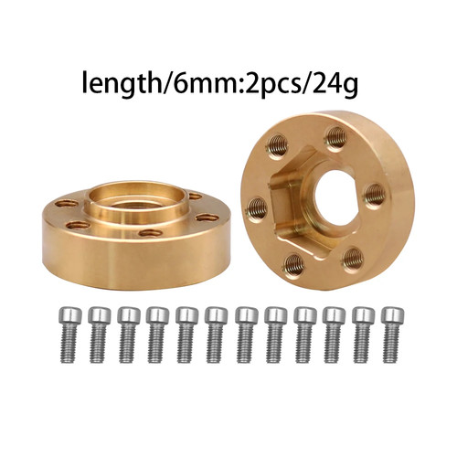 Brass weights 12mm wheel - 12mm, hex
