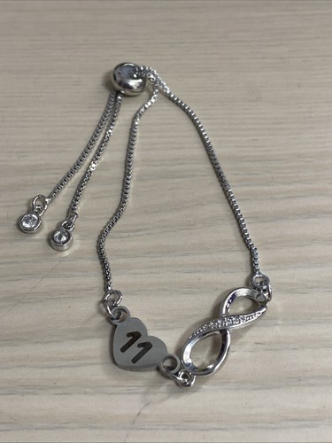 Girls silver tone - silver, adjustable