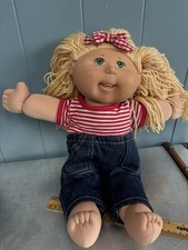 Cabbage Patch Play Along Doll Blonde Girl Plush Dolly 2004 CPK USA