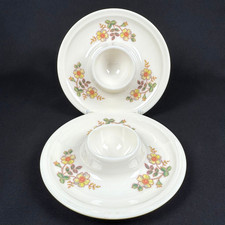 Marks and Spencer M&S Autumn Leaves 2 X Melamine Egg Cups