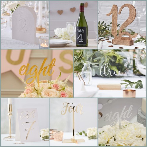 Wedding table numbers and - wedding,